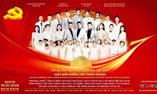 Tối 16/1 diễn ra chương trình hòa nhạc chính luận nghệ thuật đặc biệt "Mãi mãi niềm tin theo Đảng" 