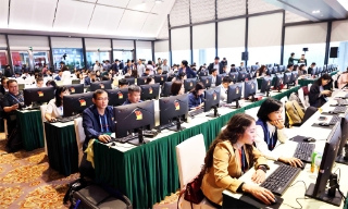 Trung tâm Báo chí Đại hội Đảng XIV: Nhịp đập sôi động của hoạt động báo chí