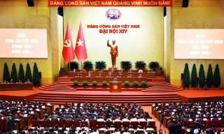 Thông cáo báo chí về ngày làm việc thứ hai Đại hội đại biểu toàn quốc lần thứ XIV của Đảng