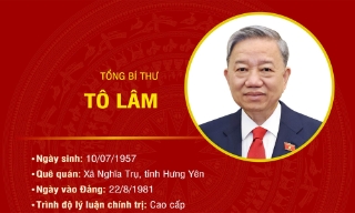 Tiểu sử Tổng Bí thư Tô Lâm