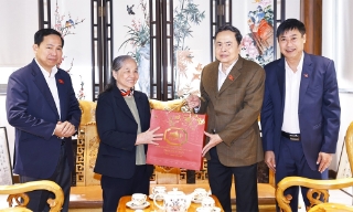 Chủ tịch Quốc hội Trần Thanh Mẫn tri ân các đồng chí nguyên lãnh đạo Đảng, Nhà nước