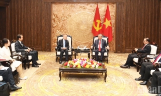 Tổng Bí thư Tô Lâm tiếp Đặc phái viên của Tổng Bí thư, Chủ tịch Trung Quốc Tập Cận Bình