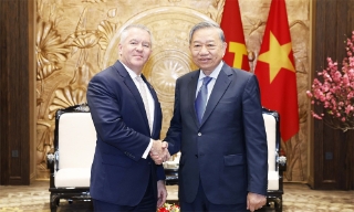 Tổng Bí thư Tô Lâm tiếp Trợ lý Ngoại trưởng Hoa Kỳ Michael DeSombre