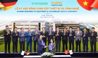 VNVC ký hợp đồng mua dây chuyền sản xuất vaccine hiện đại hàng đầu thế giới