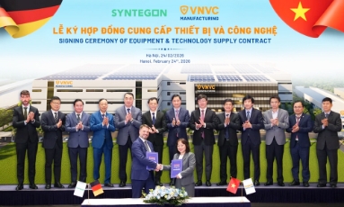  VNVC ký hợp đồng mua dây chuyền sản xuất vaccine hiện đại hàng đầu thế giới