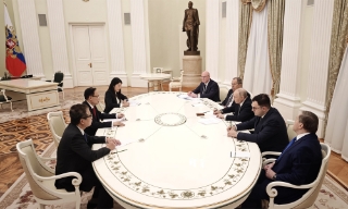 Đặc phái viên của Tổng Bí thư Tô Lâm hội kiến Tổng thống Nga Vladimir Putin
