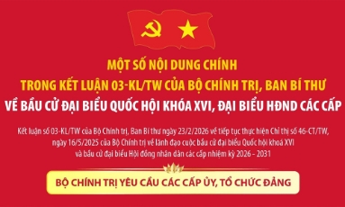  Kết luận 03-KL/TW của Bộ Chính trị, Ban Bí thư về lãnh đạo công tác bầu cử