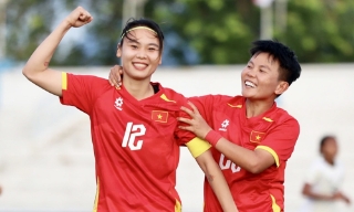 Đội tuyển nữ Việt Nam thể hiện bản lĩnh trước Đài Bắc Trung Hoa