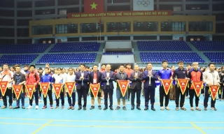 Khai mạc Giải Vô địch Vật bãi biển quốc gia tại Bắc Ninh