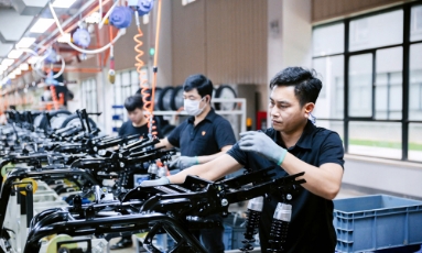  Toàn cảnh nhà máy sản xuất xe máy điện của hãng Yadea Việt Nam tại Bắc Ninh