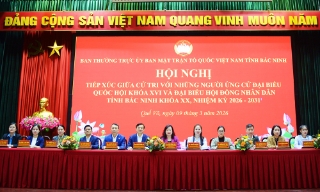 Ứng cử viên đại biểu Quốc hội và HĐND tỉnh tiếp xúc cử tri tại đơn vị bầu cử số 4 và số 14