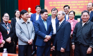 Ứng cử viên đại biểu HĐND tỉnh tiếp xúc cử tri phường Tân Tiến