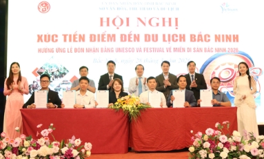  Xây dựng hình ảnh du lịch Bắc Ninh "Xanh - Sạch - Hiếu khách - Thân thiện - Chất lượng - Hài lòng"