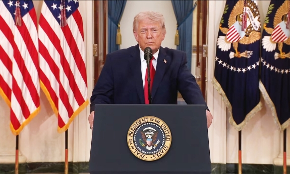 Tổng thống Trump lần đầu phát biểu trước toàn quốc về xung đột Iran