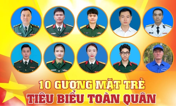 10 gương mặt trẻ tiêu biểu toàn quân năm 2025