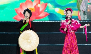 "Ngọc nữ" miền quan họ - tiếp nối di sản trên sân khấu Về miền di sản Bắc Ninh