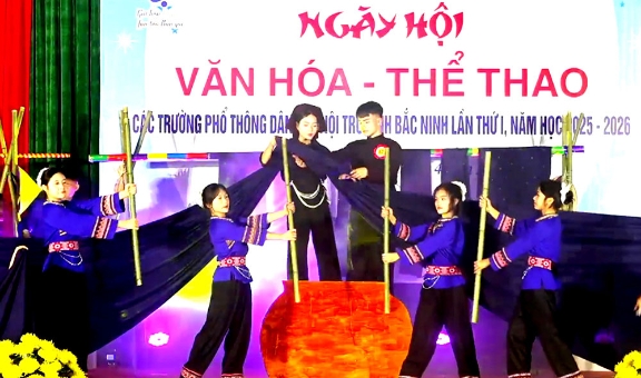 Sôi nổi Ngày hội Văn hóa - Thể thao các trường phổ thông dân tộc nội trú tỉnh Bắc Ninh