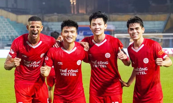 Bị VAR từ chối bàn thắng, Thể Công-Viettel thắng nhọc nhằn Đông Á Thanh Hóa