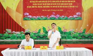 Xã Tiên Du: Đối thoại với người dân thôn Tam Tảo về dự án khu đô thị mới