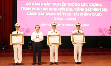  Công an Bắc Ninh kỷ niệm 80 năm Ngày truyền thống các lực lượng