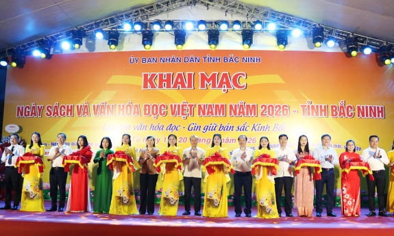 Bắc Ninh: Khai mạc Ngày Sách và Văn hóa đọc Việt Nam năm 2026