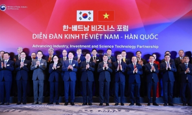  Thủ tướng Lê Minh Hưng và Tổng thống Hàn Quốc dự Diễn đàn kinh tế Việt Nam - Hàn Quốc