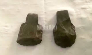Phát hiện 5 chiếc rìu đá hàng nghìn năm tuổi trong hang Én ở Vườn quốc gia Phong Nha-Kẻ Bàng