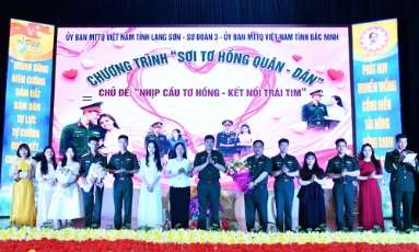  “Nhịp cầu tơ hồng - Kết nối trái tim” vun đắp nghĩa tình quân - dân