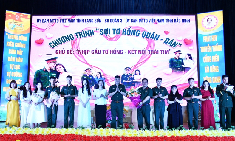  “Nhịp cầu tơ hồng - Kết nối trái tim” vun đắp nghĩa tình quân - dân