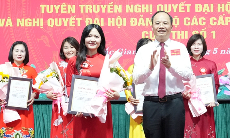  Hội thi báo cáo viên giỏi ở Bắc Ninh lan tỏa Nghị quyết Đại hội Đảng