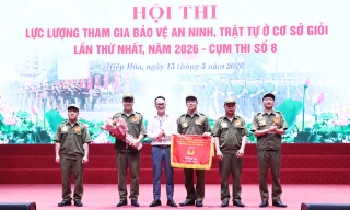 Xã Hợp Thịnh giành giải A Hội thi lực lượng tham gia bảo vệ an ninh trật tự ở cơ sở