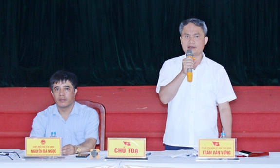 Lãnh đạo xã Tiên Du đối thoại với Nhân dân thôn Lộ Bao