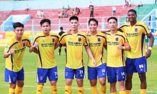 Bắc Ninh FC hòa Khatoco Khánh Hòa trong trận cầu nhiều cảm xúc