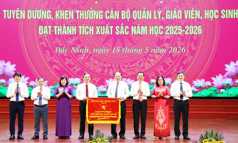  Bắc Ninh tuyên dương cán bộ quản lý, giáo viên, học sinh tiêu biểu năm học 2025-2026