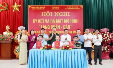  Bắc Ninh ra mắt mô hình “Làng Quân-Dân” tại phường Phương Liễu