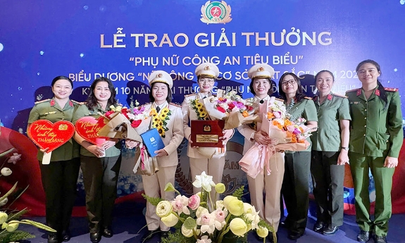 3 nữ Công an Bắc Ninh xuất sắc được vinh danh 