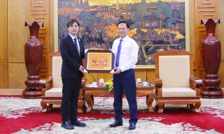 Phó Chủ tịch UBND tỉnh Phạm Văn Thịnh tiếp đoàn công tác Trung Quốc