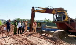 Phát hiện bến thủy nội địa hoạt động không phép tại phường Tiền Phong