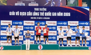 Bắc Ninh giành 5 huy chương tại Giải vô địch Cầu lông trẻ quốc gia 