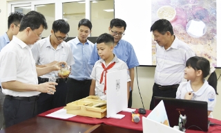 Chấm điểm 20 mô hình tại Chung khảo Cuộc thi sáng tạo thanh thiếu niên, nhi đồng tỉnh Bắc Ninh