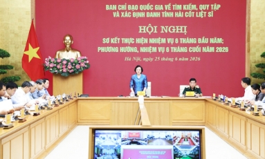  Đẩy mạnh tìm kiếm, quy tập và xác định danh tính hài cốt liệt sĩ