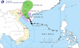 Bão số 1 Maysak đi vào vịnh Bắc Bộ, chiều nay tâm bão trên vùng biển Quảng Ninh