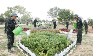 Trung đoàn 101 tham gia Hội thi “Doanh trại chính quy, xanh, sạch, đẹp’’ 
