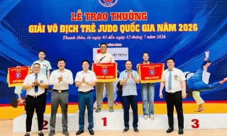 Bắc Ninh xếp thứ Ba toàn đoàn tại Giải vô địch trẻ Judo quốc gia năm  2026