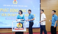 Công đoàn cơ sở Liên đoàn Lao động tỉnh Bắc Ninh chăm lo thiết thực cho người lao động