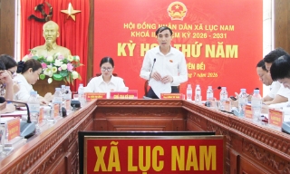HĐND xã Lục Nam thông qua chủ trương thành lập phường Lục Nam