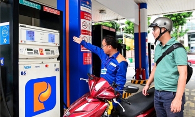  Giá xăng dầu tăng, có loại tăng hơn 1.500 đồng/lít