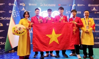 Đội tuyển Việt Nam xuất sắc đoạt 4 Huy chương Vàng Olympic Hoá học quốc tế