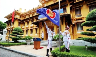 Lễ thượng cờ kỷ niệm 59 năm Ngày thành lập ASEAN