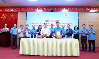 Bắc Ninh: Liên đoàn Lao động tỉnh và Sở Nội vụ ký quy chế phối hợp giai đoạn 2026-2030